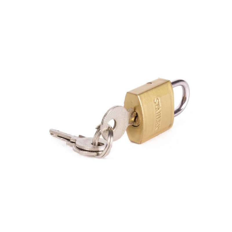 Hangslot Stahlex 20mm met 3 sleutels