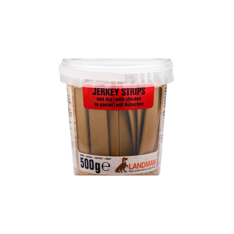 Hondensnack Jerkey chicken strips (usa) 500 gram