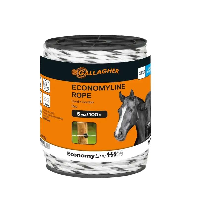 EconomyLine schrikkoord wit 100m