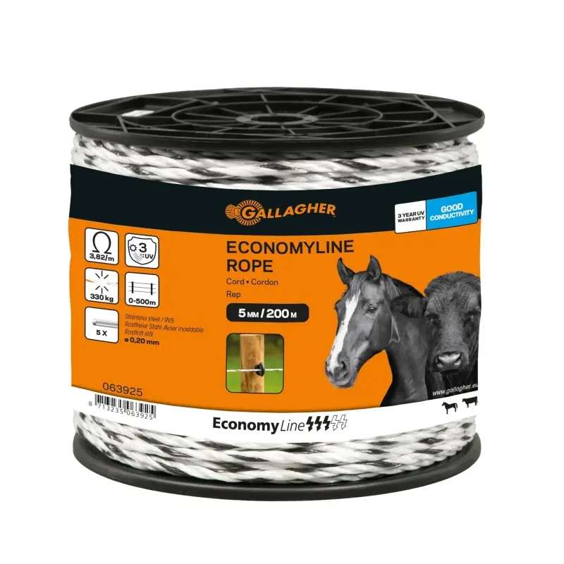 EconomyLine schrikkoord wit 200m