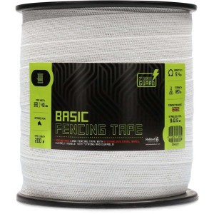 Basic afrasteringslint 40 mm wit 200 m