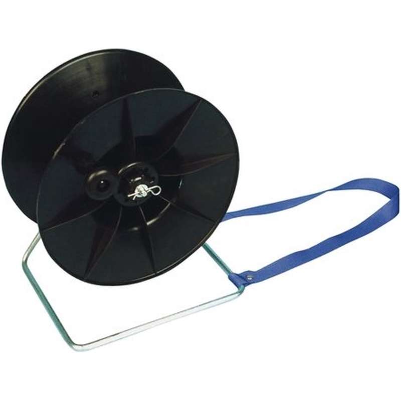 Haspel voor lint en draad met draagriem