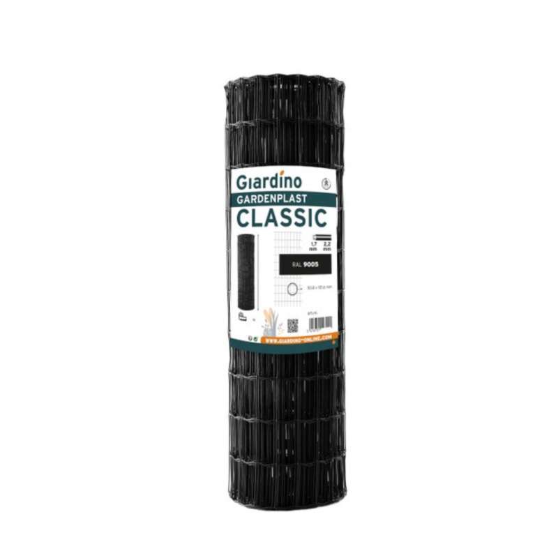 Gaas Gardenplast Classic zwart 0.81m x 10m