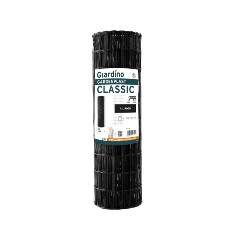 Gaas Gardenplast Classic zwart 0.81m x 25m
