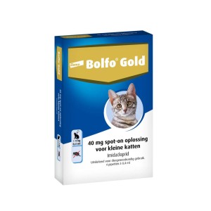 Bolfo Gold Kat 40 4 stuks