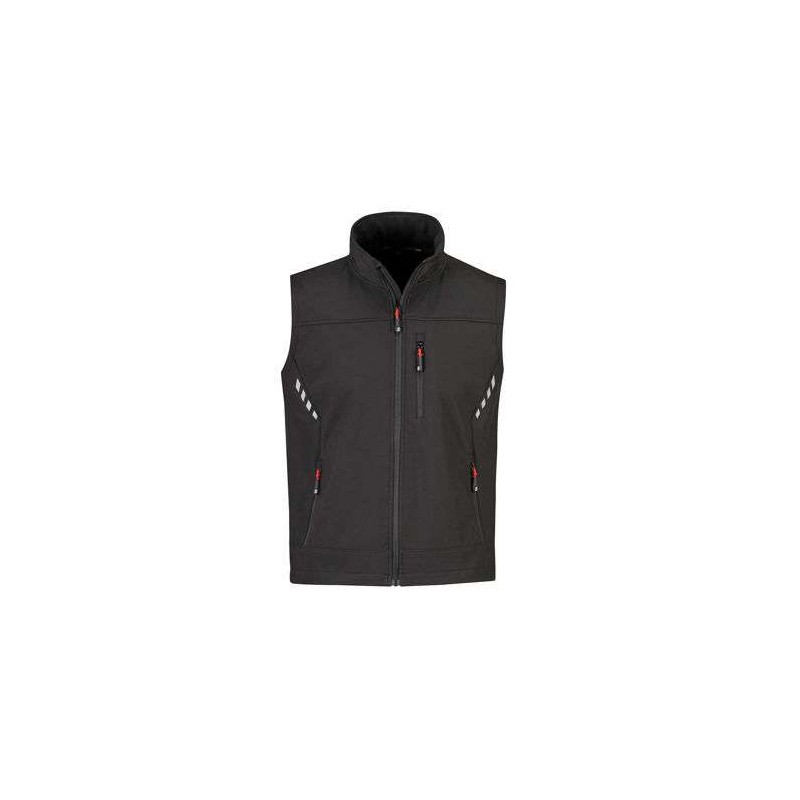 Bodywarmer Troms softshell zwart