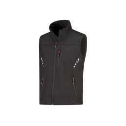 Bodywarmer Troms softshell zwart