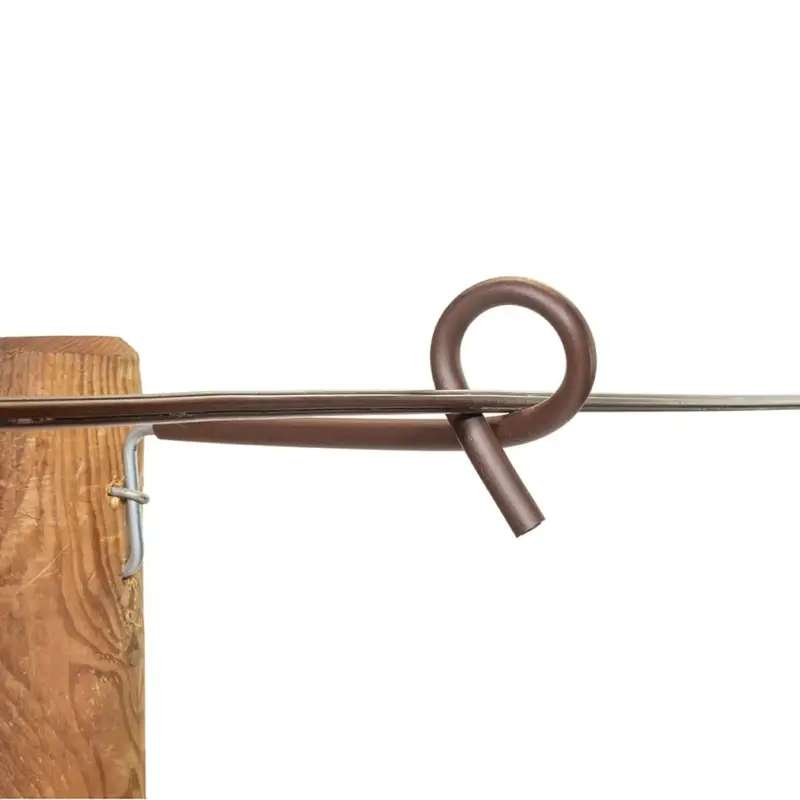 Afstandisolator krulstaart 17,5cm terra 10 stuks