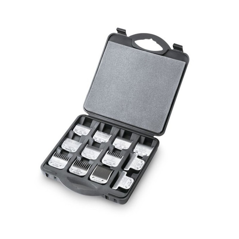 Andis koffer voor 12 scheerkopjes