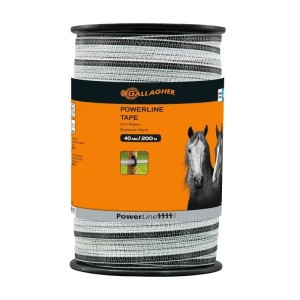 Schriklint PowerLine 40mm wit 200m