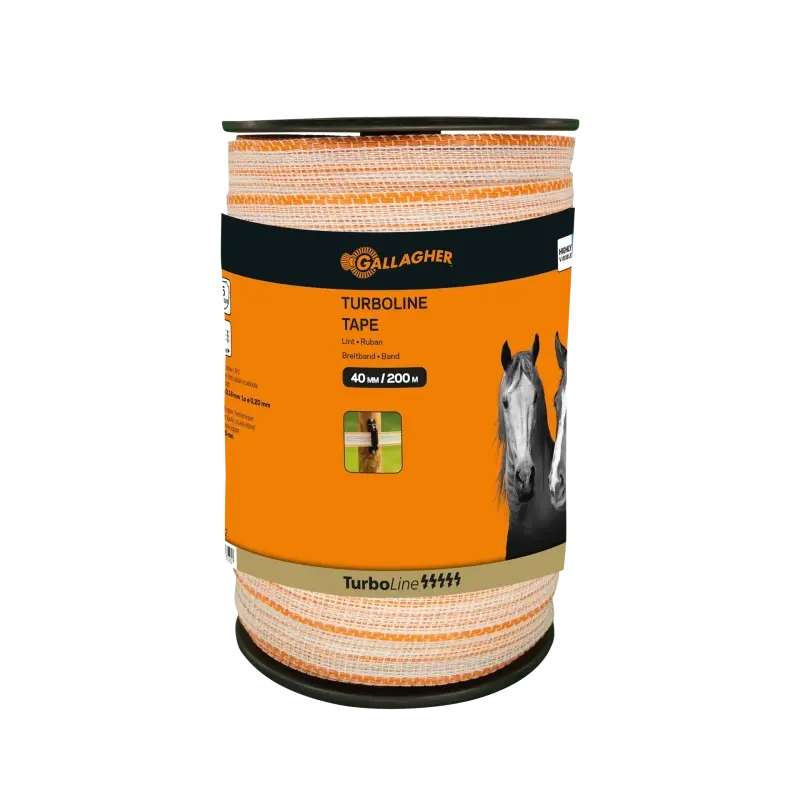 Gallagher TurboLine schriklint 40 mm wit 200m