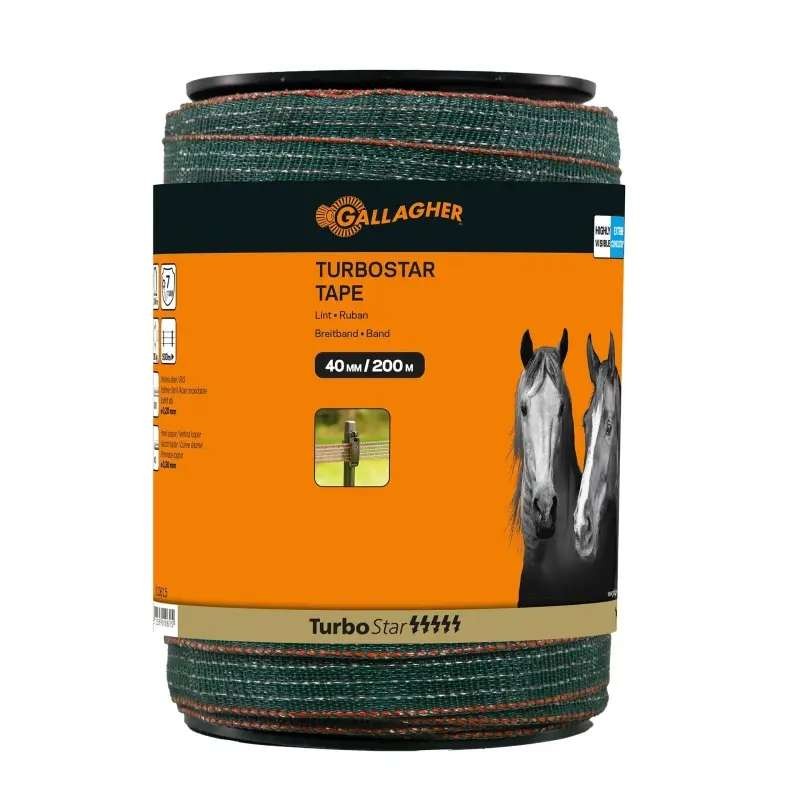 Gallagher schriklint 40mm Turbostar groen 200 meter