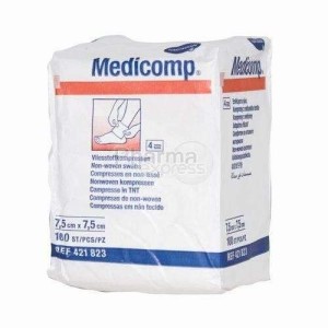 Gaaskompres non-woven 10x10 cm 100st