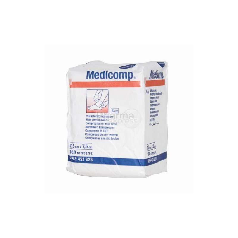 Gaaskompres non-woven 10x10 cm 100st