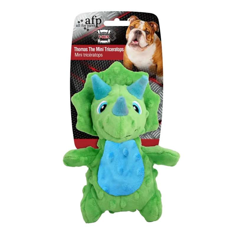 AFP Hondenspeeltje My T-Rex Thomas the Mini Triceratops S