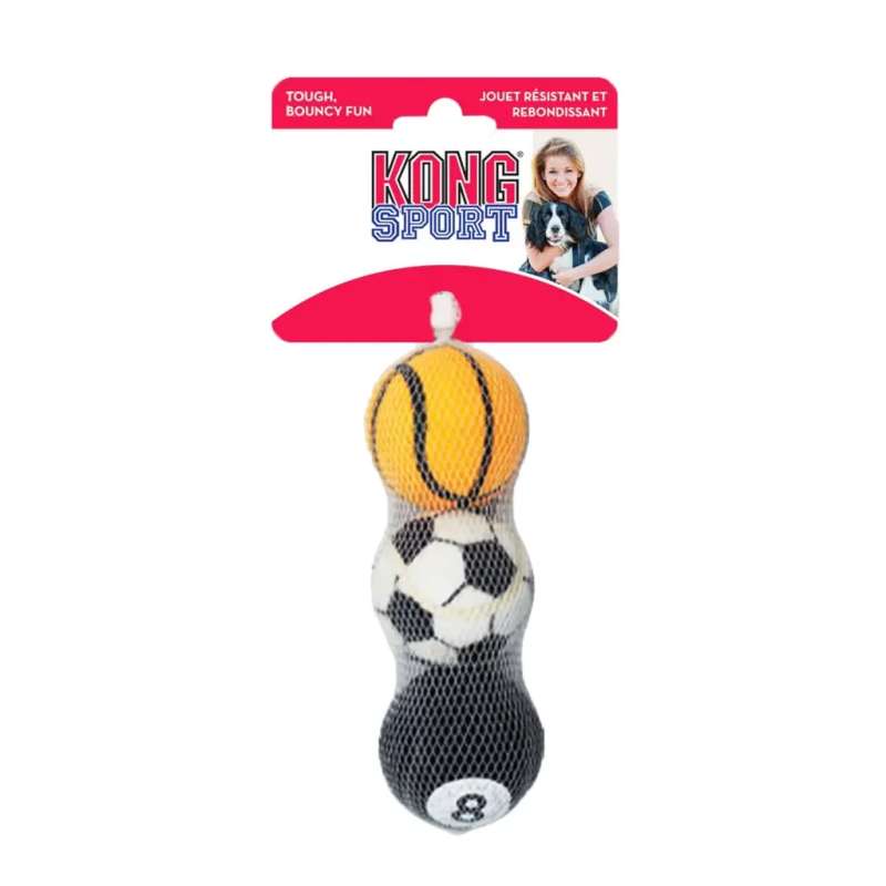 KONG Sport Hondenspeelballen Assorti M 3 stuks