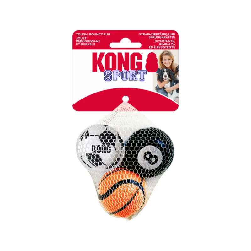 KONG Sport Hondenspeelballen Assorti S 3 stuks