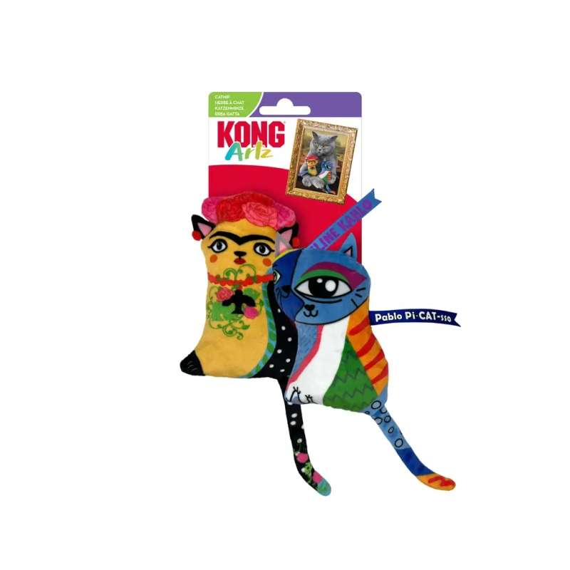 KONG Picasso catnip kattenspeeltjes 2 stuks