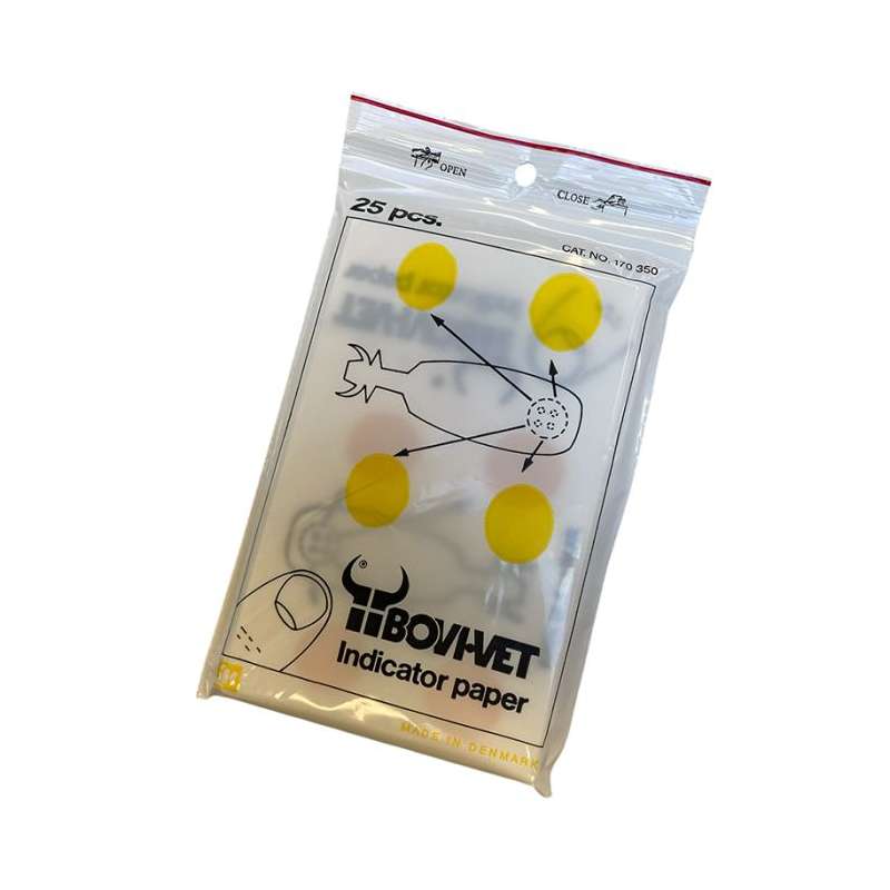 Mastitis Indicatiepapier 25 stuks