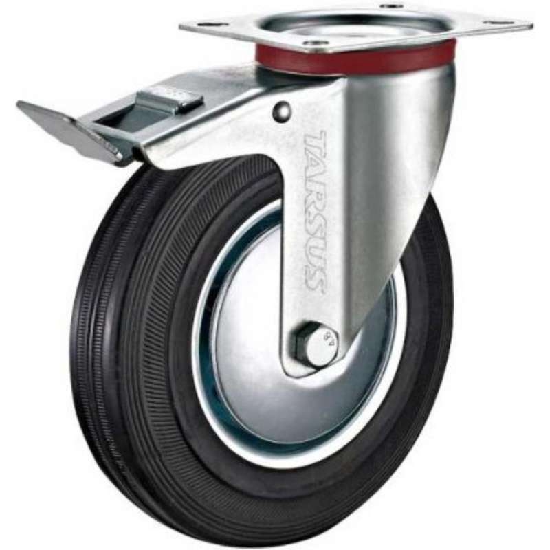 Zwenkwiel 160mm met rem