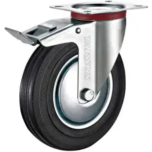 Zwenkwiel 200mm met rem