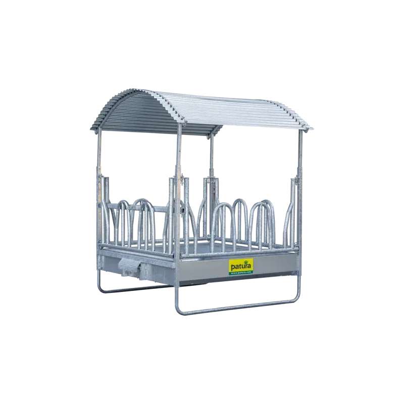 Professionele vierkante ruif met palissade voerhek