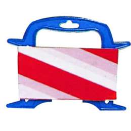 Afzetlint rood/wit 8cm 50m