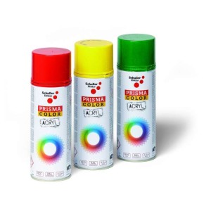 Prisma Color acryl hoogglans zwart RAL 9005 400ml