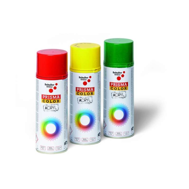 Prisma Color acryl hoogglans zwart RAL 9005 400ml