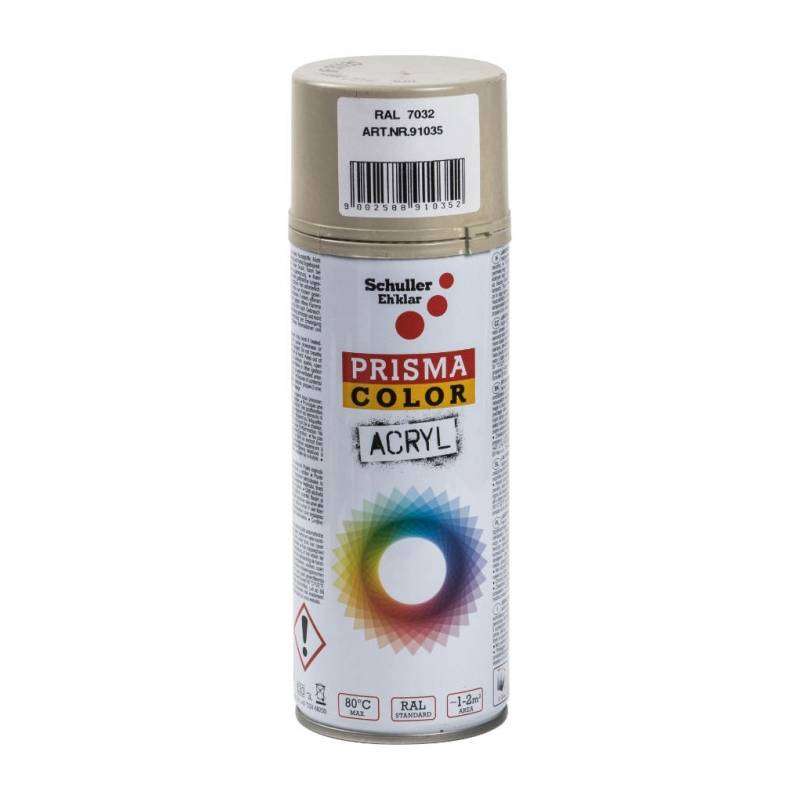 Prisma Color acryl hoogglans Kiezelgrijs RAL 7032 400ml