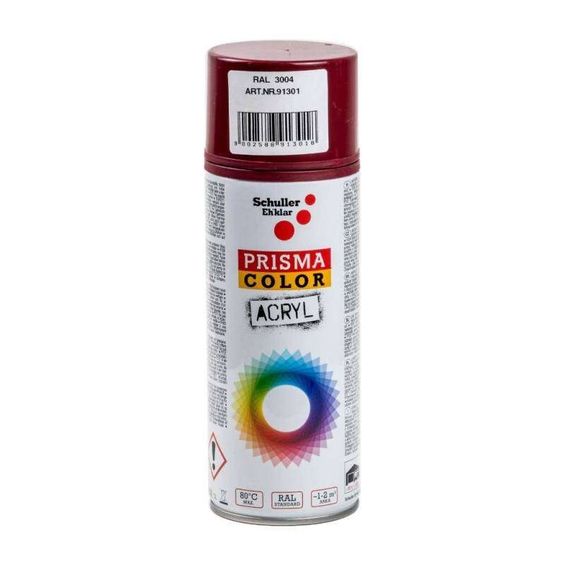 Prisma Color acryl hoogglans Paarsrood RAL 3004 400ml