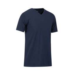 T-shirt Bart V-hals marine 2 stuks