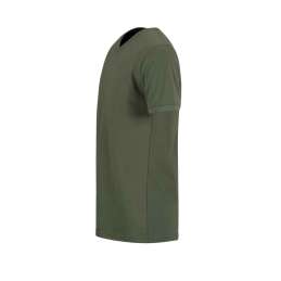 T-shirt Bart V-hals olijfgroen 2 stuks