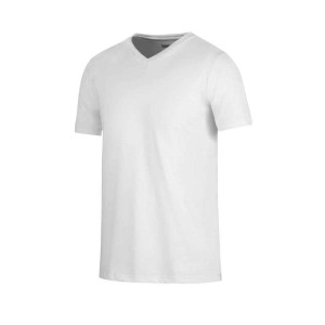 T-shirt Bart V-hals wit 2 stuks
