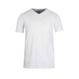 T-shirt Bart V-hals wit 2 stuks