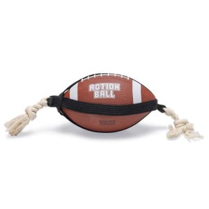 Beeztees Action Rugbybal met Touw
