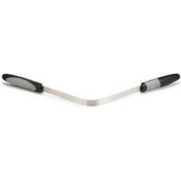 Beeztees honden shedder verstelbaar zwart/grijs 26,5x6,5x3 cm