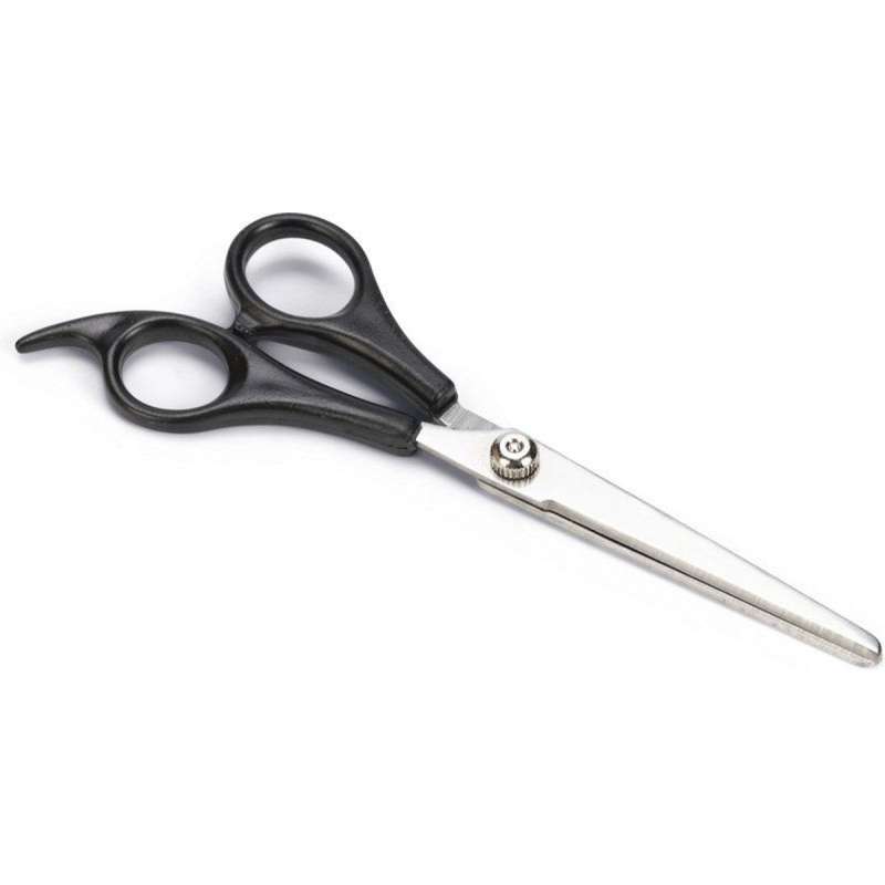 Beeztees honden trimschaar zwart 17x6x1 cm