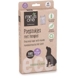Minus One poepzakjes lavendel 60 stuks