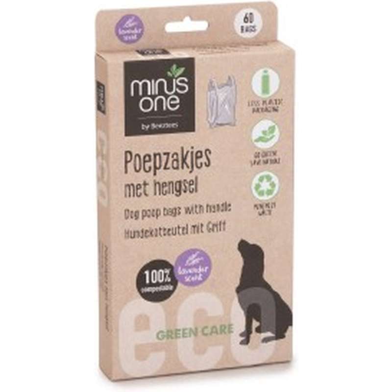 Minus One poepzakjes lavendel 60 stuks