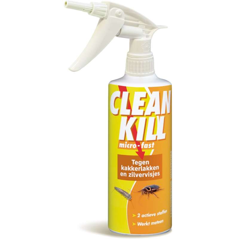 CLEAN KILL Micro-Fast kakkerlakken & zilvervisjes 500 ml