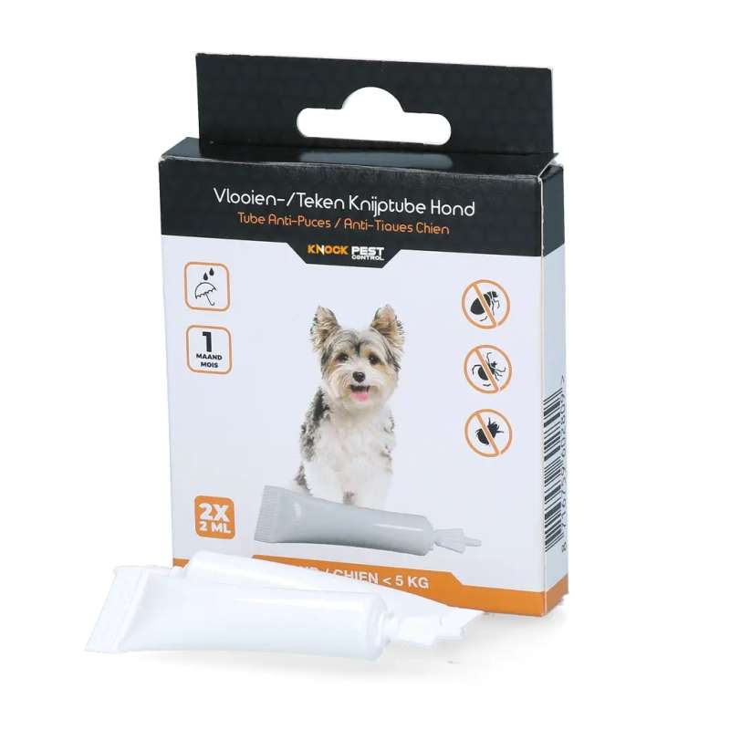 Knock Pest vlooien-tekenpipet Hond 1 tot 5 kg