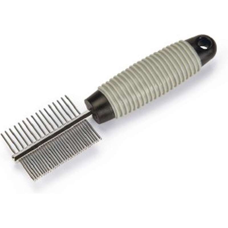 Beeztees Knaagdier Combi Verzorgingskam zwart 12cm