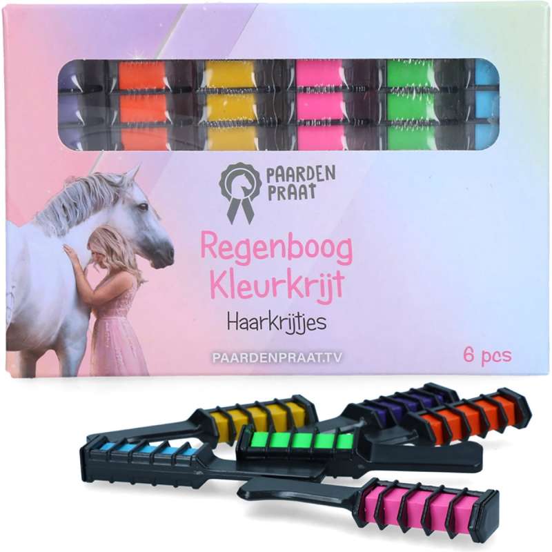 Paardenpraat Regenboog Kleurkrijt