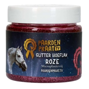 Paardenpraat TV Glitter Hoeflak Roze
