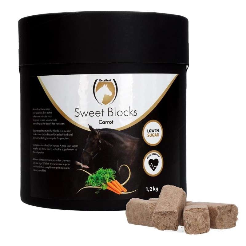 Excellent Horse paardensnoepjes wortel 1,2 kg