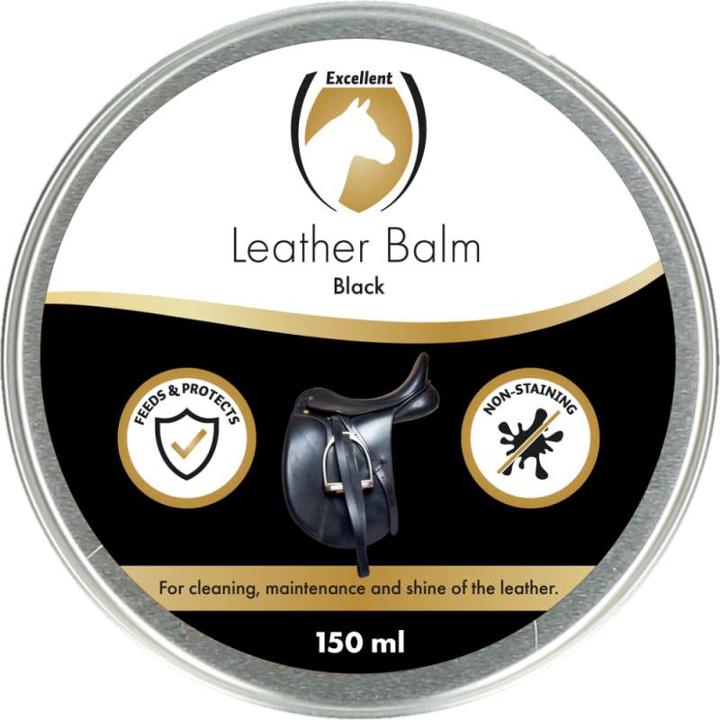 Excellent Leder & Zadel Balm zwart