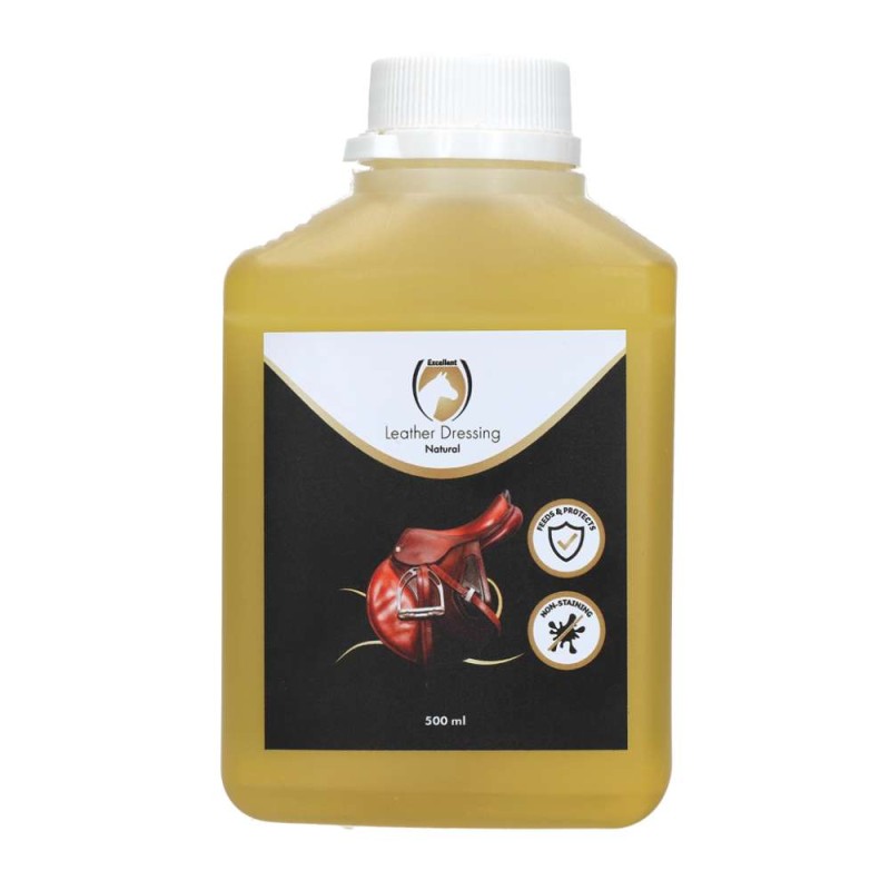 Excellent leder & zadelolie met Lanoline 500 ml