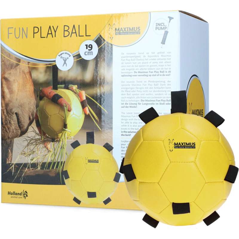 Excellent Horse Fun Play Ball Geel