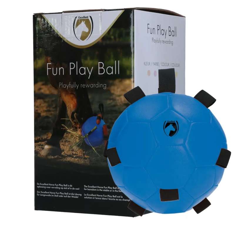 Excellent Horse Fun Play Ball Blauw